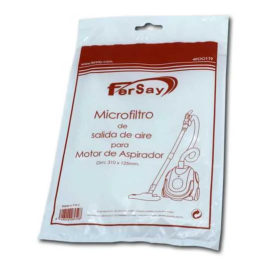 MICROFILTRO AIRE MOTOR ASPIRADOR 31 x 12,5CM