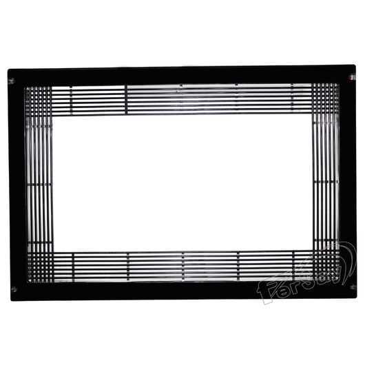 Marco negro encastre microondas 600x400 mm