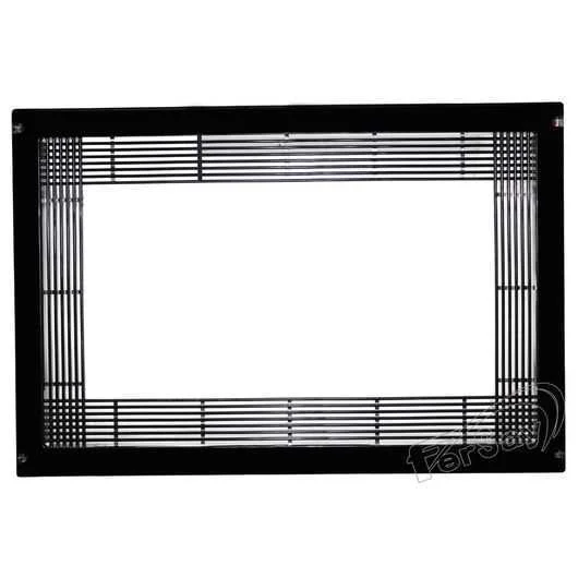 Marco negro encastre microondas 600x400 mm