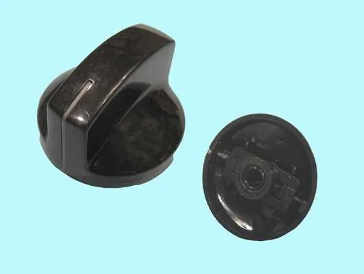 Tapa mando cocina color negro