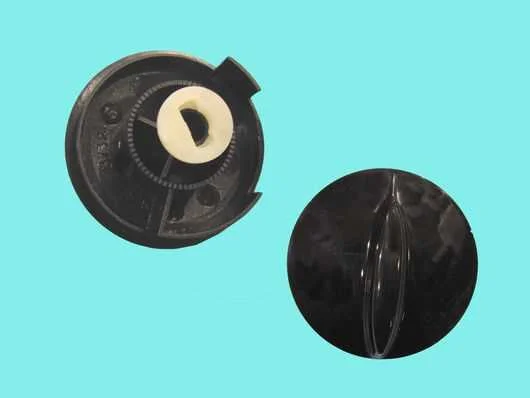 Controle de Microondas Preto.