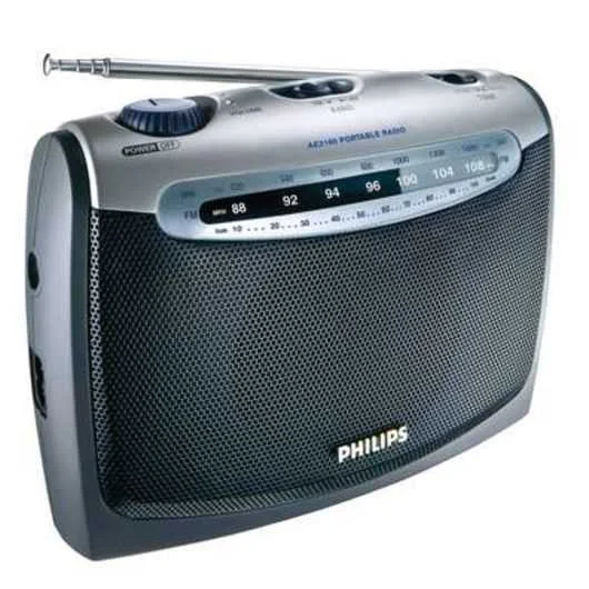 Rádio Philips Um Vermelho de Pilas