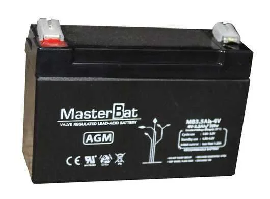 Bateria plomo 4V-3.5A medidas 61 x 90