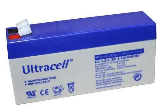 BATERIA DE PLOMO 3.2 A 8 V