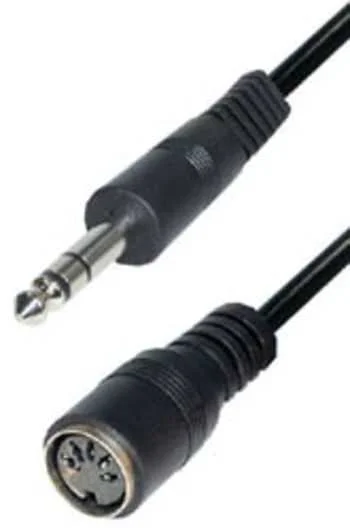 Cable Jack macho a Din hembra 5 pin 180