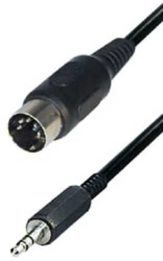 Cable Conexion Din 5 Pines Macho a Jack Macho 3,5