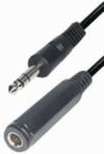 Cable Jack macho hembra 6,3 mm 5 metros