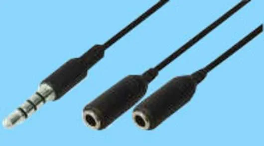 Audio Cable 3.5 Mm Macho St - 2 X 3.5 Mm St Hurbra