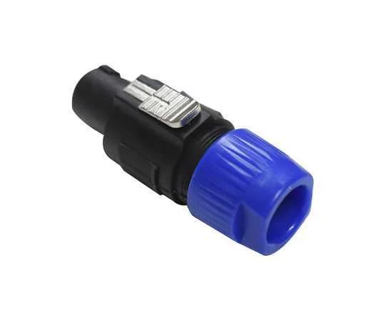 Conector de Altavoz Masculino Con 4 Clip.