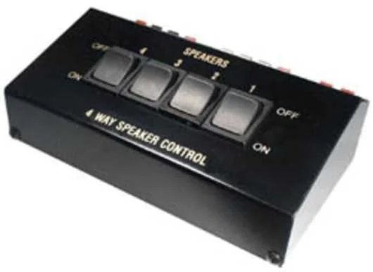 Caja conmutacion altavoces 8/16 ohm