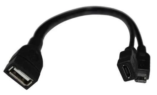 Cable de Conector Femenino Usb de Tipo 0.20 Metros