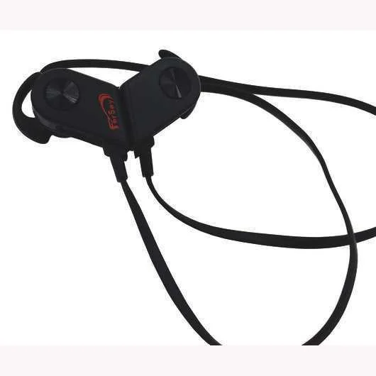 Auricular Bluetooth Com Microfone de Metal Preto