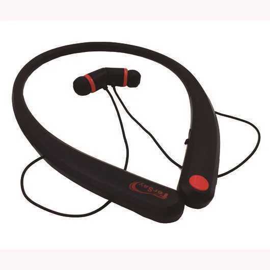 Auricular Neckband Bluetooth Imantado Negro