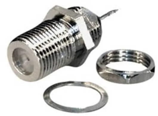 Base conector F hembra chasis E-FF11