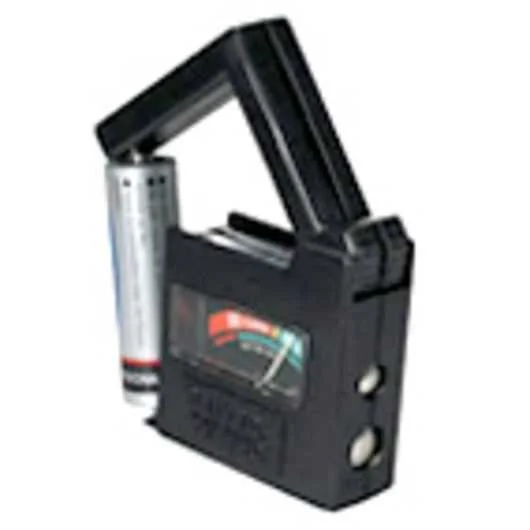 COMPROBADOR BATERIAS  AA, AAA, C, D, BOTON Y 9V.