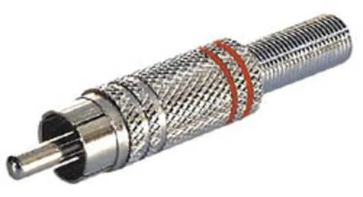 Rca M Metal Rojo 4mm