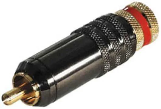 Rca M Red Metal-Preto 6-7 Mm
