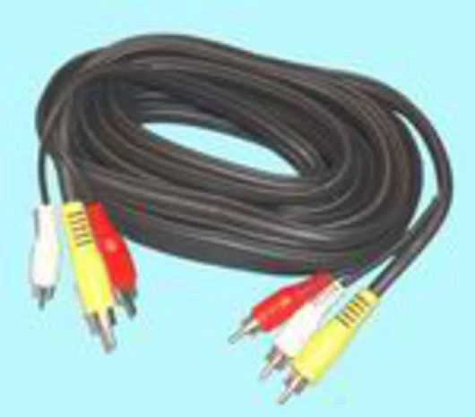 Cabo 3 Rca Macho Para 3 Rca Macho, 5 Metros