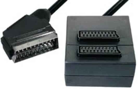 EUROCONECTOR MACHO A 2 EUROCONECTORES HEMBRA
