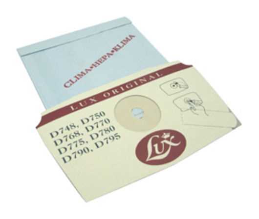 Conjunto de Sacos de Aspirador Lux D795c