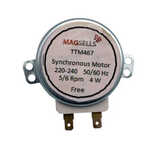 MOTOR MICROONDAS 5/6RPM 1 CHAFLAN