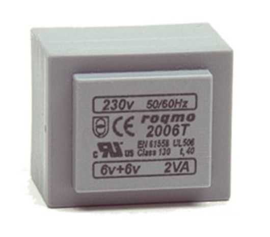 Transformador alimentacion 12 V 0.6 VA 50 Mah