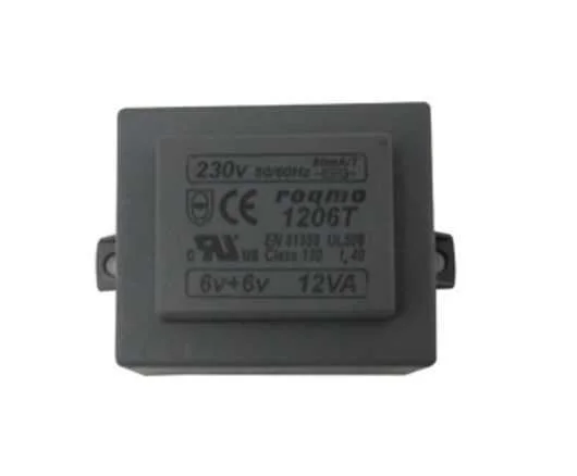 Transformador alimentacion 6 V + 6 V 12 VA