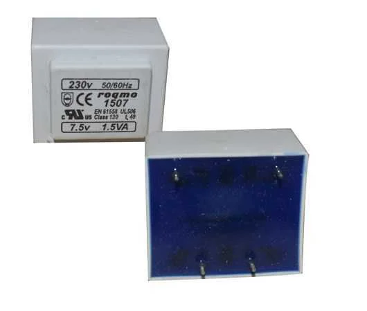 Transformador alimentacion 7.5 V 1.5 VA 200 Mah