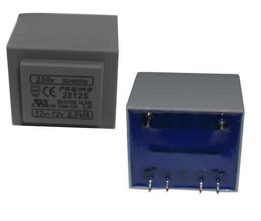 Transformador 12 V 12 V 2.8 Va 230 V
