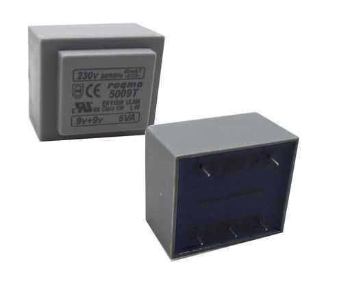 Transformador Alimentador 9 V + 9 V 5 Va