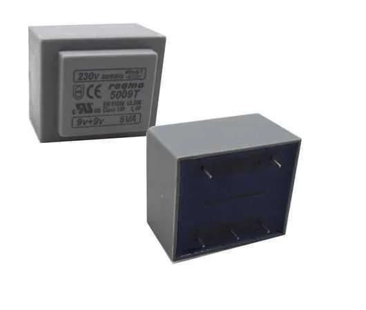 Transformador alimentador 9 v + 9 v 5 VA