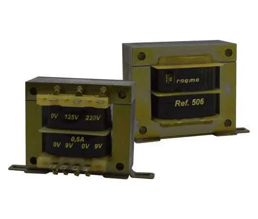 Transformador alimentacion 9 V + 9 V 0.6 A