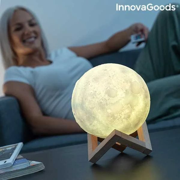 L&acirc;mpada LED Recarreg&aacute;vel Lua Moondy
