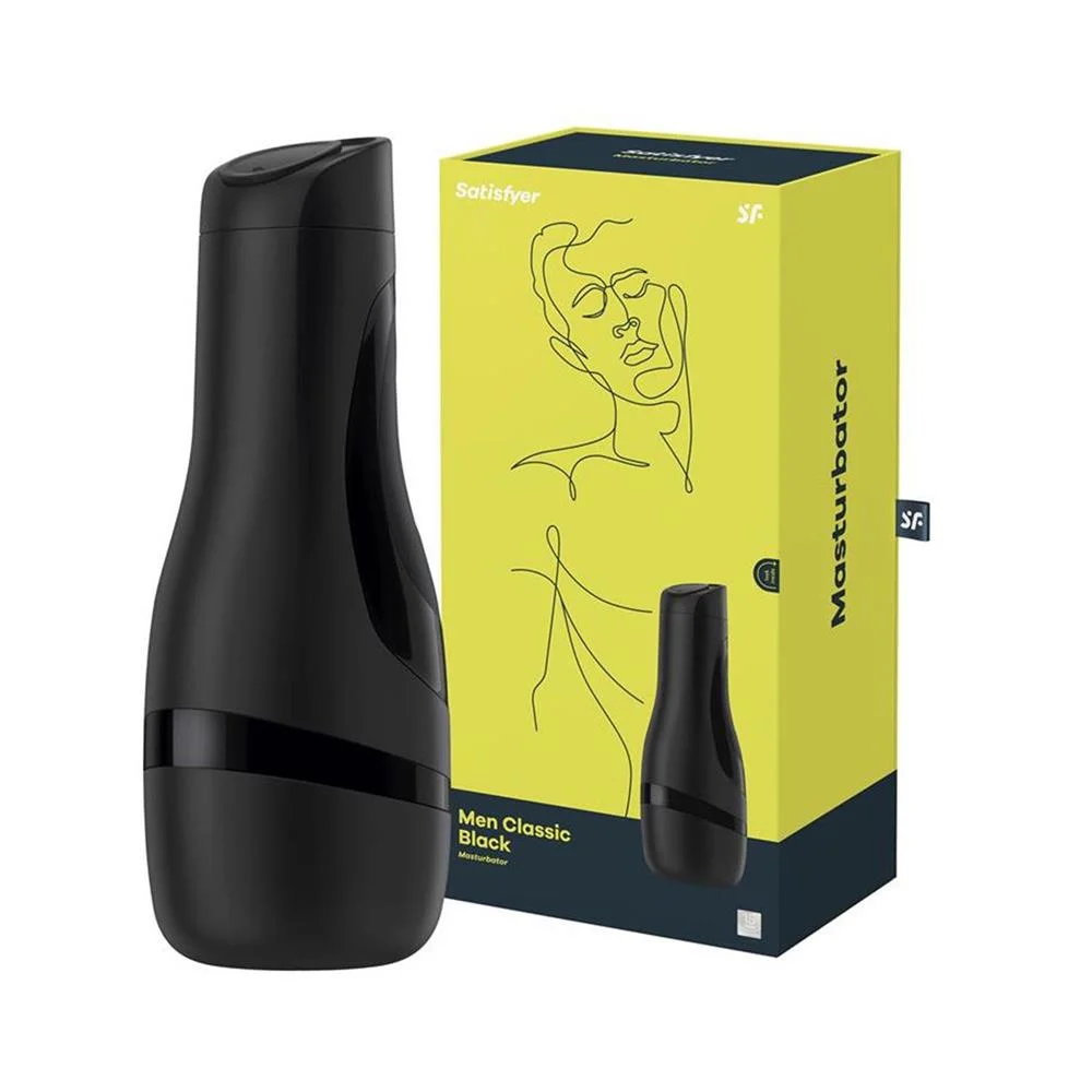 Satisfyer Men Masturbador Clasico Negreo 1un