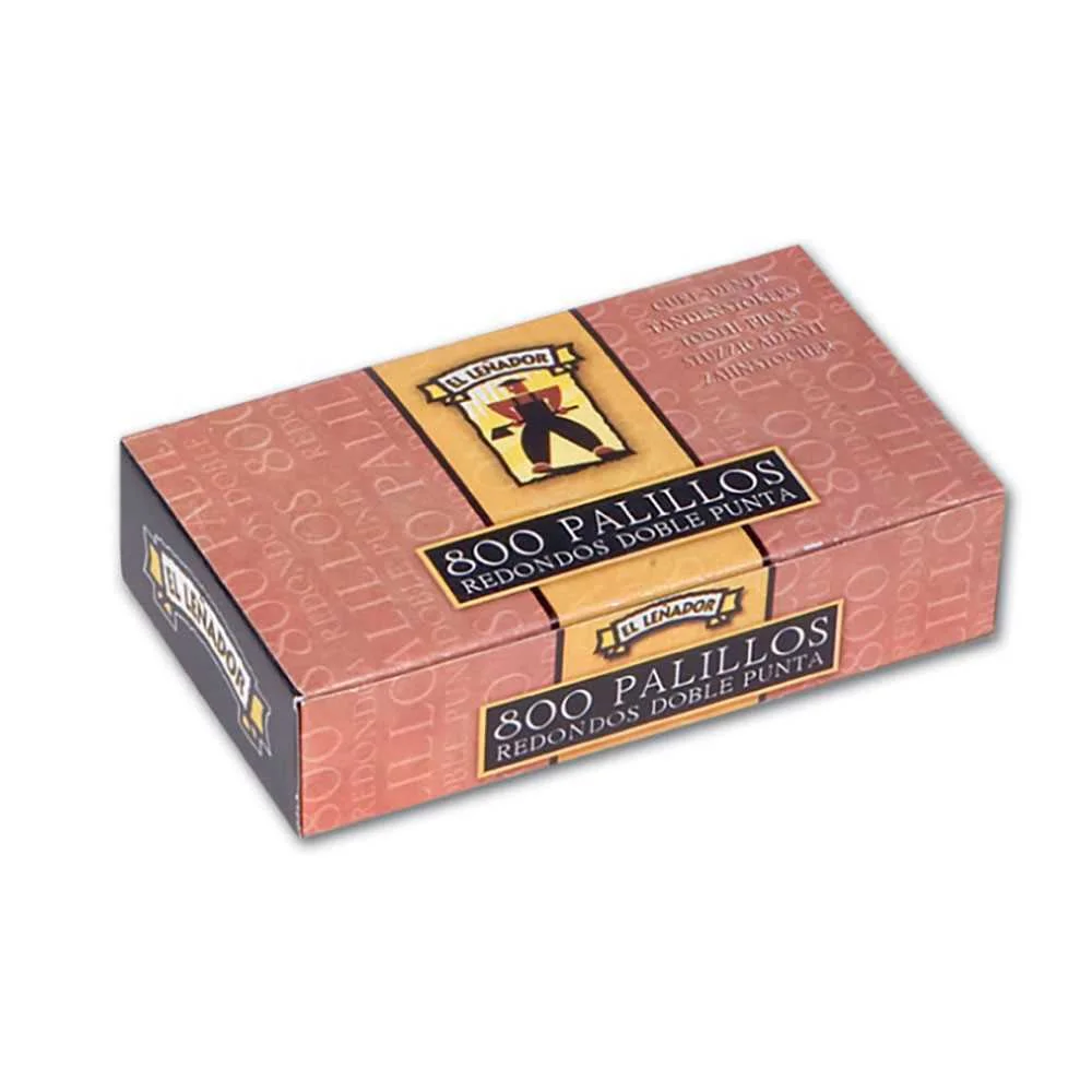 Pack 12 Unid. Estojo 800 Unid. Palitos El Le&ntilde;ador