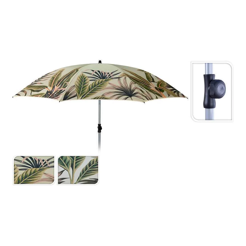 Parasol de Praia. Disenyo Folhas. Modelos Sortido.