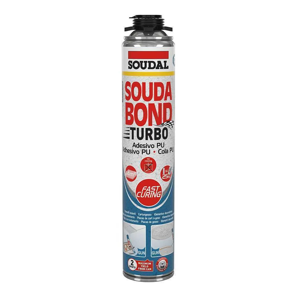 Espuma adesiva soudabon turbo pistola 750ml souda.