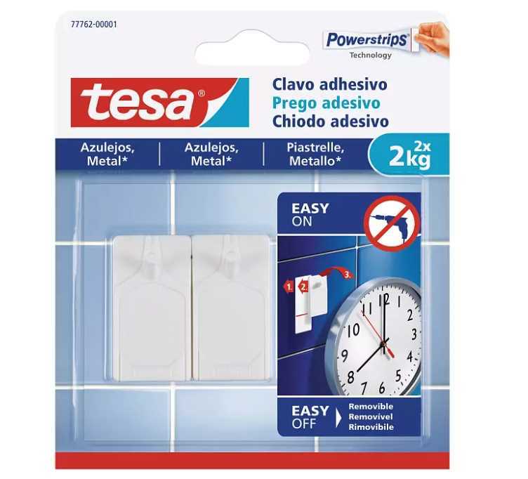 Prego adesivo para azulejos até 2kg tesa