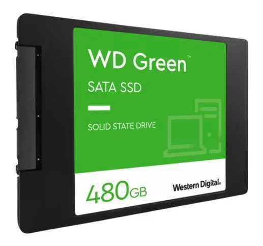 Ssd Wd Green  2,5" (6.4cm) 480gb Sata3             7mm Intern