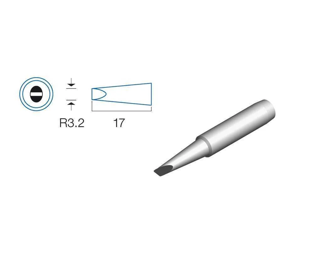 Ponta Plana De 3,2 Mm, Ferro De Solda Hrv6154