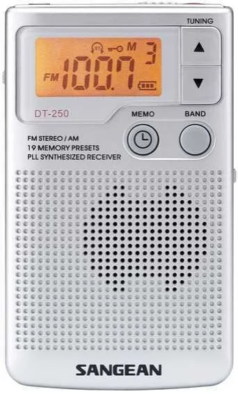 RÁDIO PORTÁTIL SANGEAN DT-250 LCD