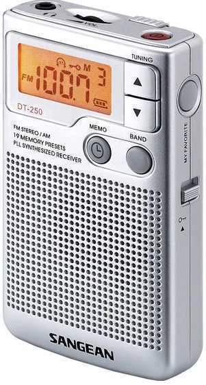 RÁDIO PORTÁTIL SANGEAN DT-250 LCD