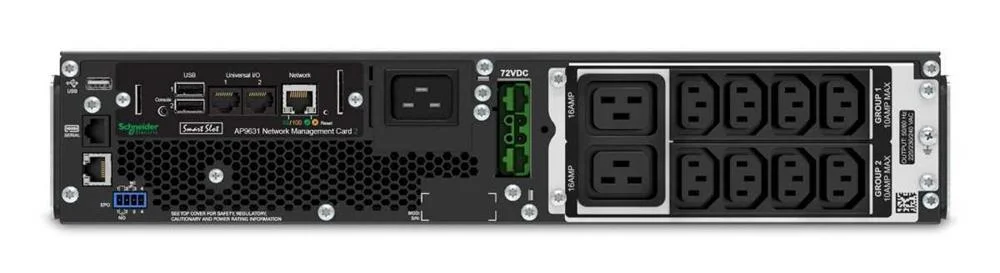 Apc Smart Ups Srt 2200va Rm 230v Network Card - P.
