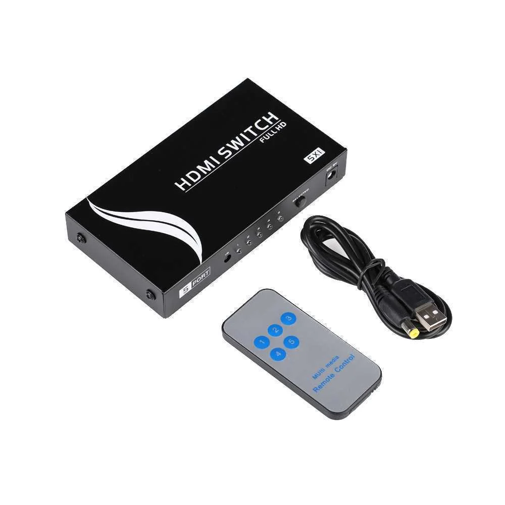 Interruptor Hdmi - 5 Hdmi Entrada - 1 Salida Hdmi.