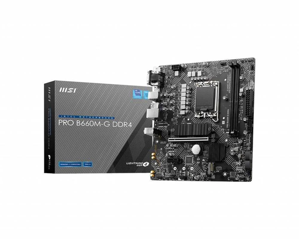 Placa M&atilde;e MSI PRO B660M-G DDR4