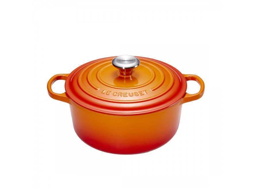 LE CREUSET SIGNATURE LARANJA REDONDO