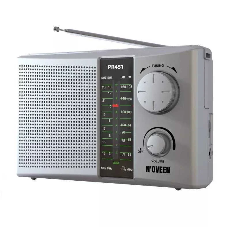 Portable Radio Noveen Pr451 Silver