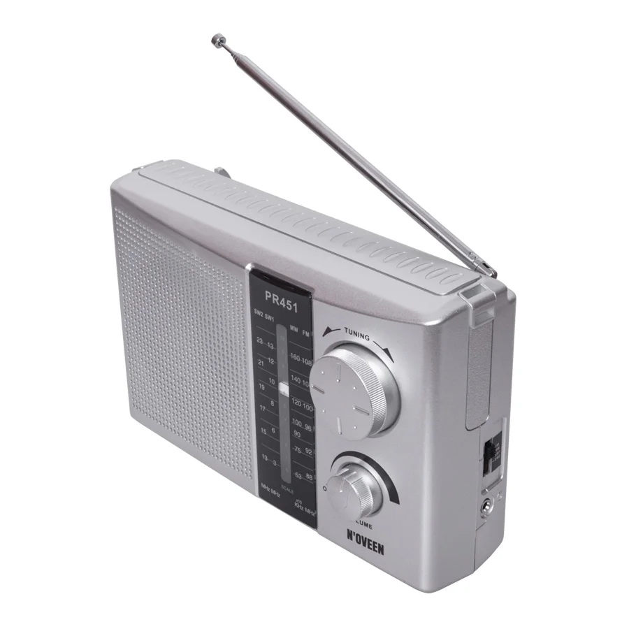 Portable Radio Noveen Pr451 Silver