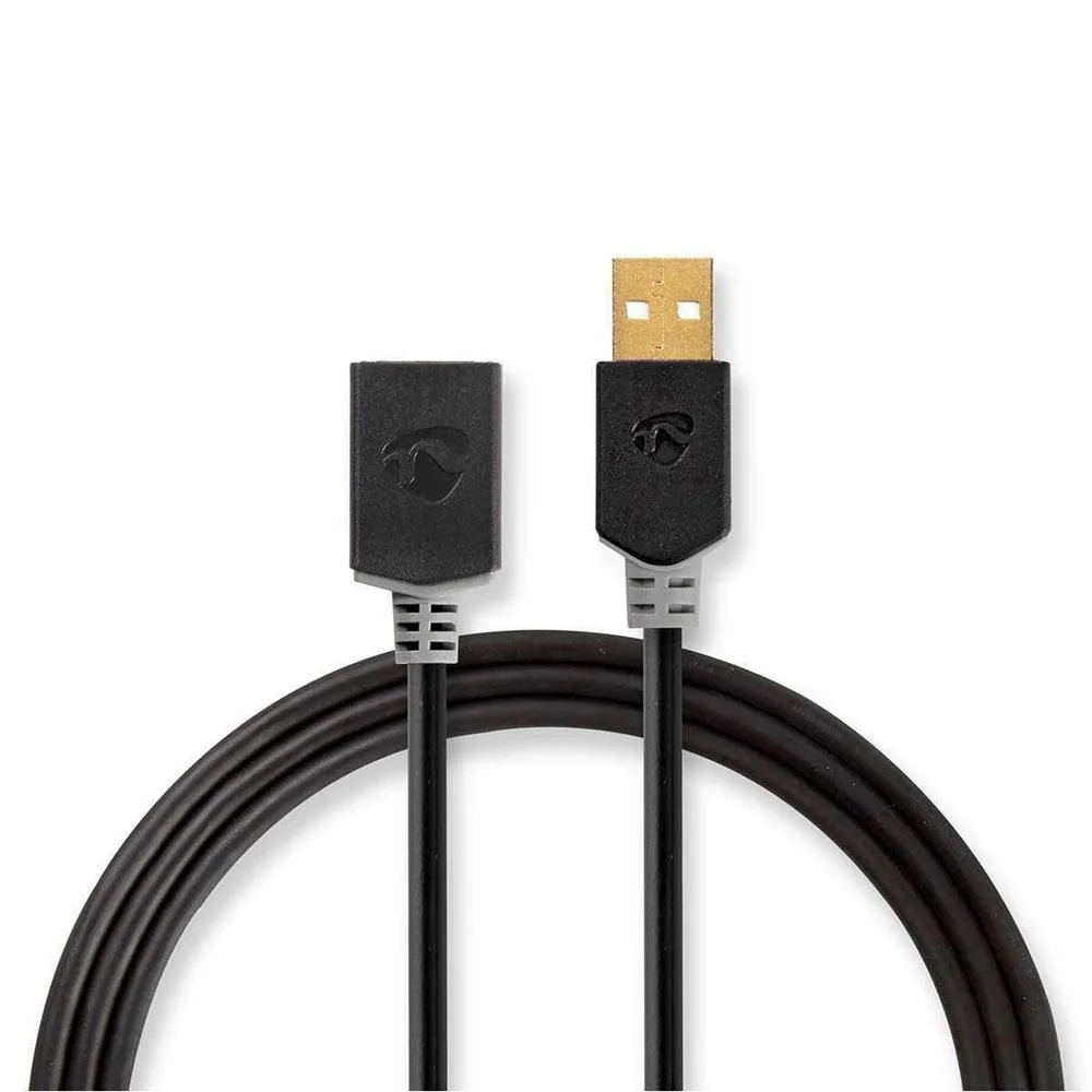 Cable Usb | Usb 2.0 | Usb-A Macho | Usb-A Hembra .