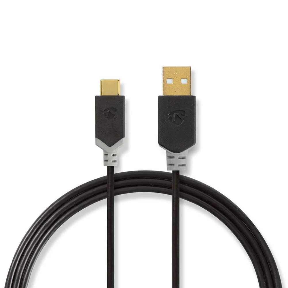 Cabo Adaptador Usb-A Macho - Usb-C Fêmea 2m